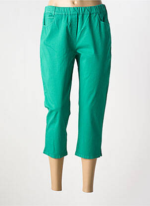Pantalon trei sferturi verde GUY DUBOUIS femeie