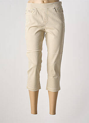 Pantalon trei sferturi bej ANNA MONTANA femeie