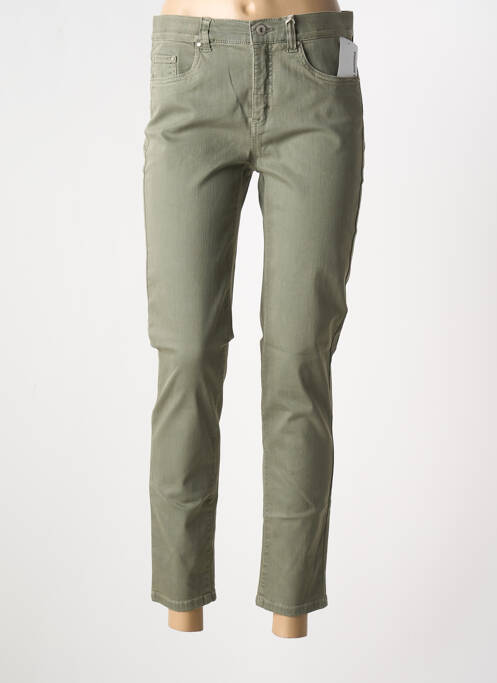 Blugi skinny verde ANNA MONTANA femeie