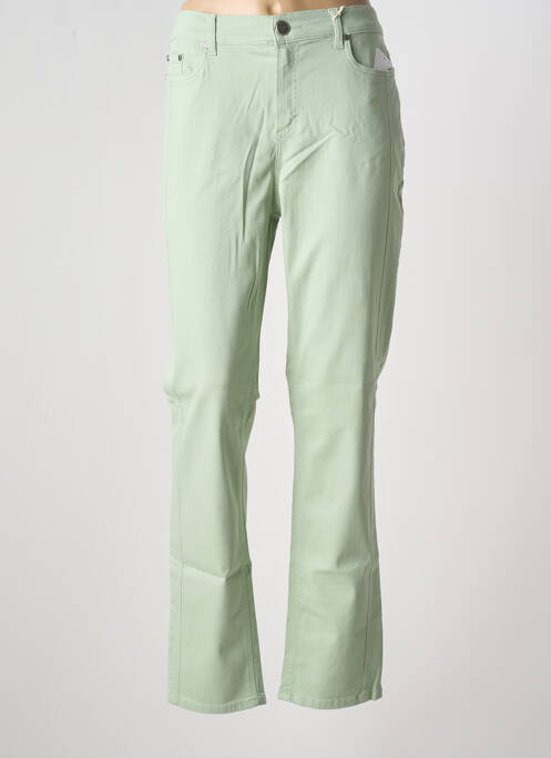 Blugi cu croială slim verde ANNA MONTANA femeie