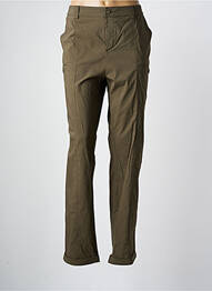 Pantalon drept elasticitate mărime normală verde EVA KAYAN femme