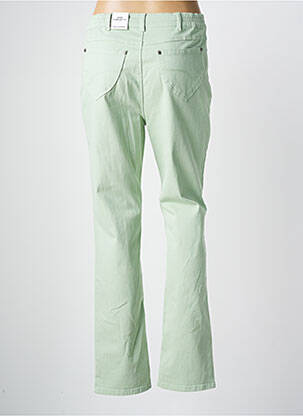 Pantalon drept elasticitate mărime normală verde ANNA MONTANA femeie