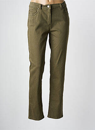 Blugi cu croială slim verde ANNA MONTANA femeie