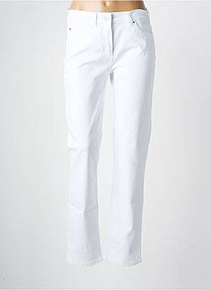 Blugi cu croială dreaptă elasticitate mărime normală alb ANNA MONTANA femeie