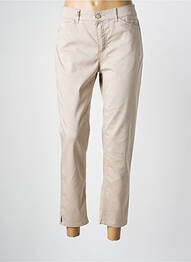 Pantalon 7/8 elasticitate mărime normală bej ANNA MONTANA femme