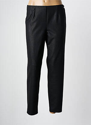 Pantalon slim talie elastică mărime normală negru FRANK WALDER femeie