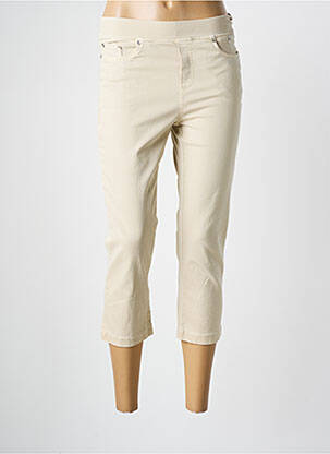 Pantalon trei sferturi bej ANNA MONTANA femeie