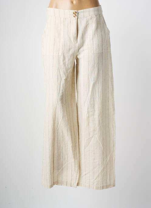 Pantalon larg bej MD'M femeie