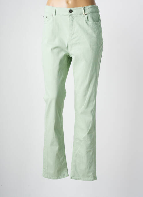 Pantalon drept verde ANNA MONTANA femeie