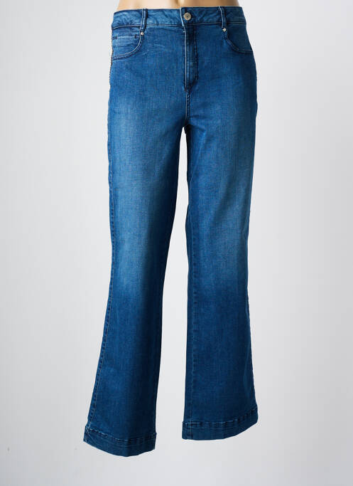 Blugi cu croială dreaptă albastru EVA KAYAN femeie