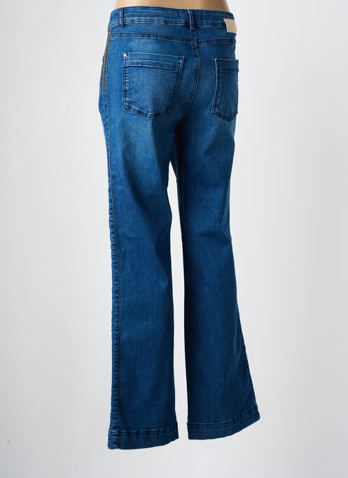 Blugi cu croială dreaptă albastru EVA KAYAN femeie