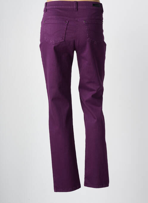 Pantalon slim violet ANNA MONTANA femeie