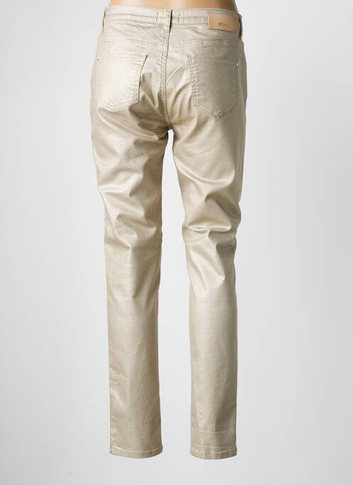 Pantalon slim elasticitate mărime normală auriu EVA KAYAN femme