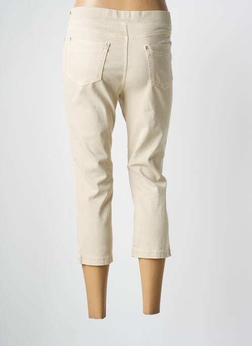 Pantalon trei sferturi bej ANNA MONTANA femeie