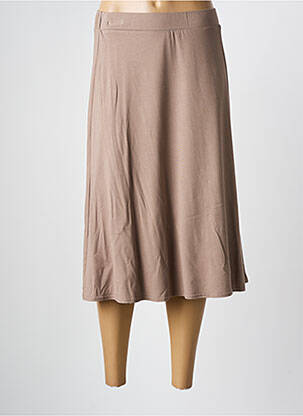 Fustă midi bej FRANK WALDER femeie