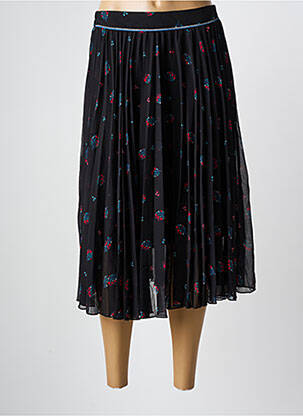 Fustă midi negru LOUIZON femeie