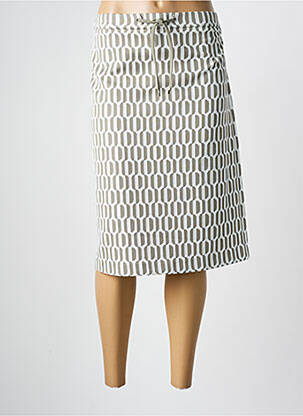 Fustă midi verde FRANK WALDER femeie