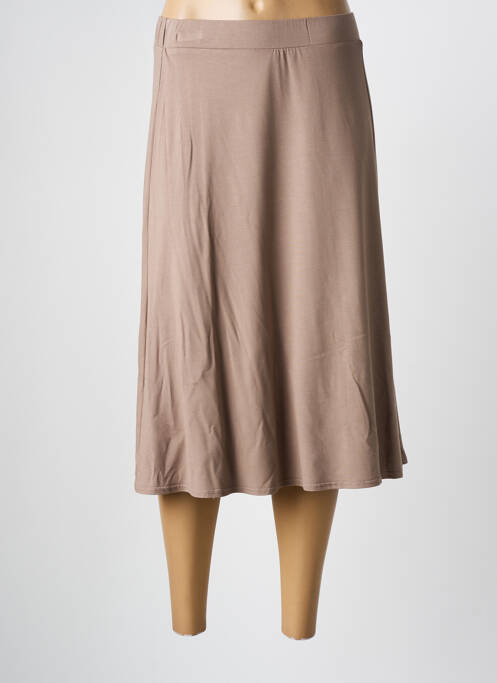 Fustă midi bej FRANK WALDER femeie