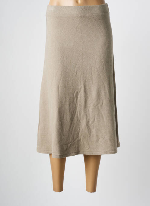 Fustă midi bej PENN & INK N.Y femeie