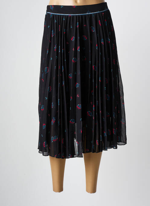 Fustă midi negru LOUIZON femeie