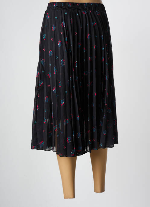 Fustă midi negru LOUIZON femeie