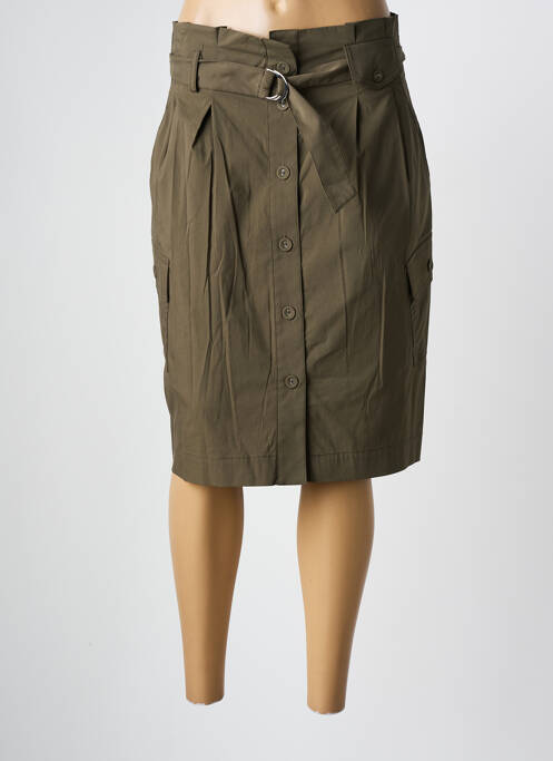 Fustă midi verde EVA KAYAN femeie