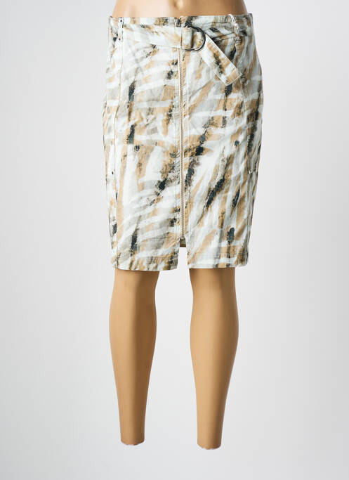 Fustă midi gri EVA KAYAN femeie