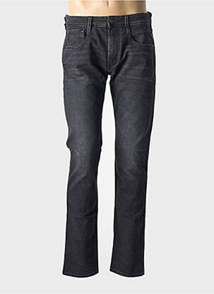 Blugi cu croială slim negru REPLAY bărbat