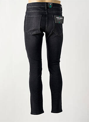 Blugi skinny elasticitate mărime normală negru TEDDY SMITH bărbat