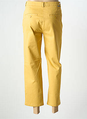 Pantalon 7/8 elasticitate galben REIKO femeie