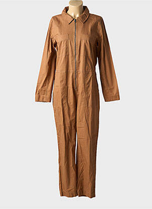 Salopetă-pantalon maro ICHI femeie