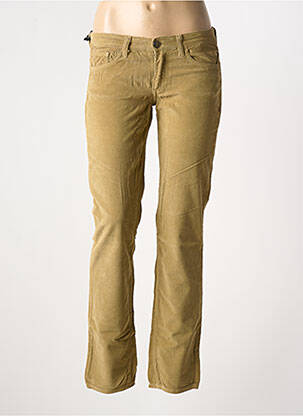 Pantalon slim talie joasă talie joasă verde FIVE PM femeie