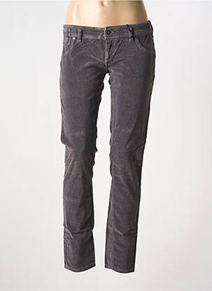 Pantalon slim elasticitate mărime normală gri FREESOUL femeie