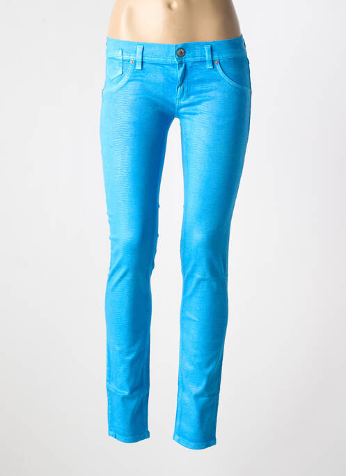 Pantalon slim albastru FREESOUL femeie