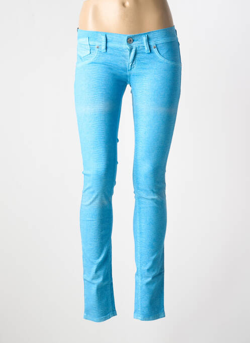 Pantalon slim albastru FREESOUL femeie