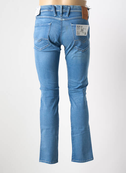 Blugi cu croială slim albastru REPLAY bărbat