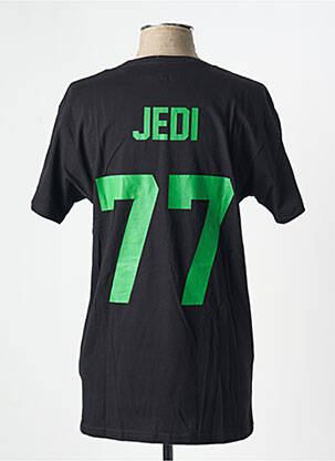 Tricou croială dreaptă mâneci scurte negru ELEVEN PARIS bărbat