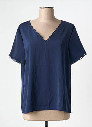 Top albastru GRACE & MILA femeie