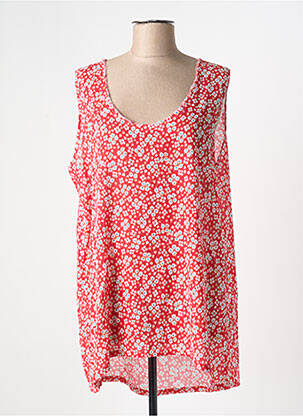 Tunică fără mâneci roșu AMERICAN VINTAGE femeie