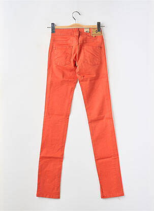 Pantalon slim buzunare portocaliu CIMARRON femeie