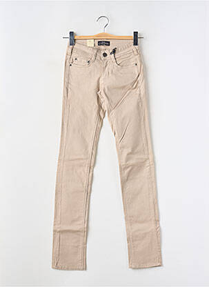 Pantalon slim buzunare bej CIMARRON femeie