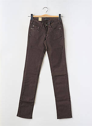 Pantalon slim buzunare maro CIMARRON femeie