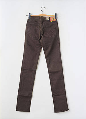 Pantalon slim buzunare maro CIMARRON femeie