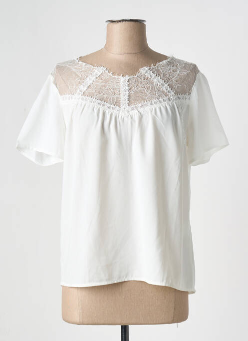 Top alb GRACE & MILA femeie