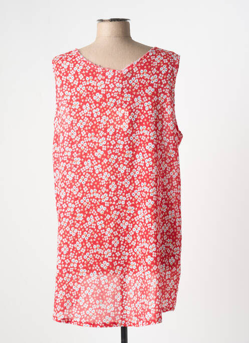 Tunică fără mâneci roșu AMERICAN VINTAGE femeie