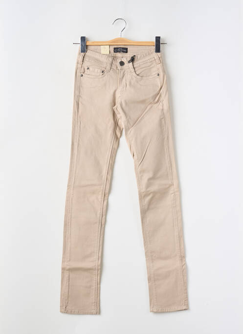 Pantalon slim bej CIMARRON femeie