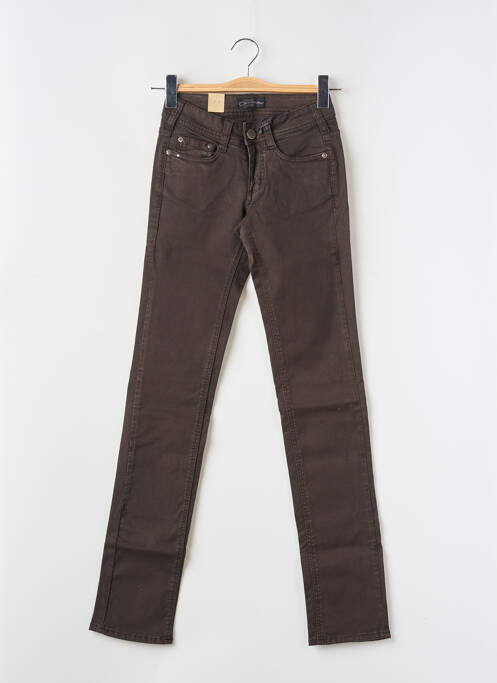Pantalon slim maro CIMARRON femeie