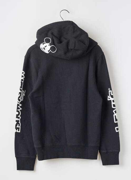 Hanorac cu glugă negru LEVIS femeie