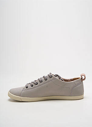 Adidași vârf rotund toc plat până la 3 cm gri PALLADIUM femeie