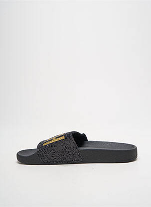 Mulete/saboți arcadă plantară toc plat până la 3 cm negru THE WHITE BRAND femeie